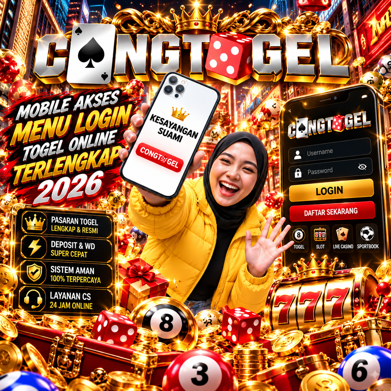 CONGTOGEL » Mobile Akses Menu Login Togel Online Terlengkap 2026